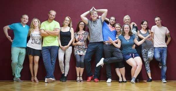 Taneční skupina v TC Královská